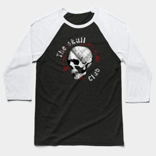 The Skull Club - Homo sapiens Grunge Baseball T-Shirt